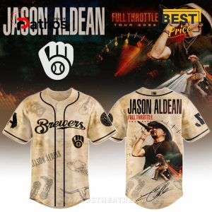 milwaukee brewers mlb x jason aldean baseball jersey 1 6hlX6