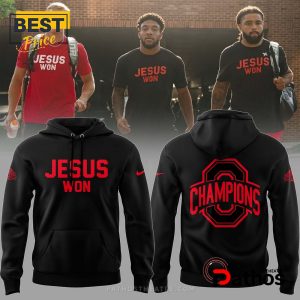 Ohio State Football Jesus Won Hoodie And Jogger