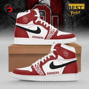 NCAA Oklahoma Sooners Air Jordan Hightop Sneakers
