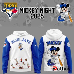 Blue Jays Baseball Mickey Mouse Hoodie And Cap