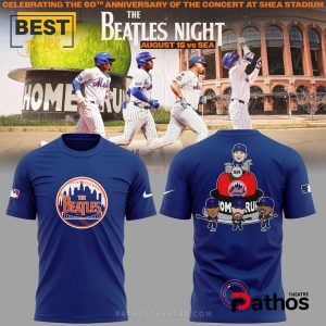 New York Mets Fab Four The Beatles 2025 Hoodie