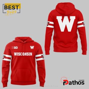 wisconsin badgers football throwback hoodie and cap 2 tfgSC
