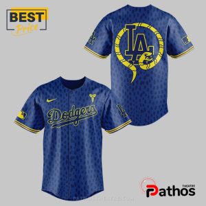 dodgers baseball celebrating kobes bobblehead baseball jersey 2 a2u6N