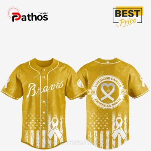 atlanta braves mlb x childhood cancer awareness 2025 jersey 2 zDSr0