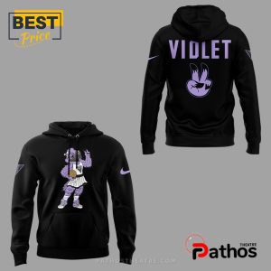 golden state valkyries violet mascot black hoodie 2 okDMJ
