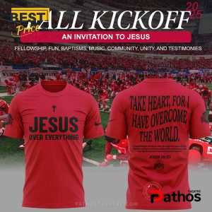 Ohio State Buckeyes Jesus Over Everything Shirt