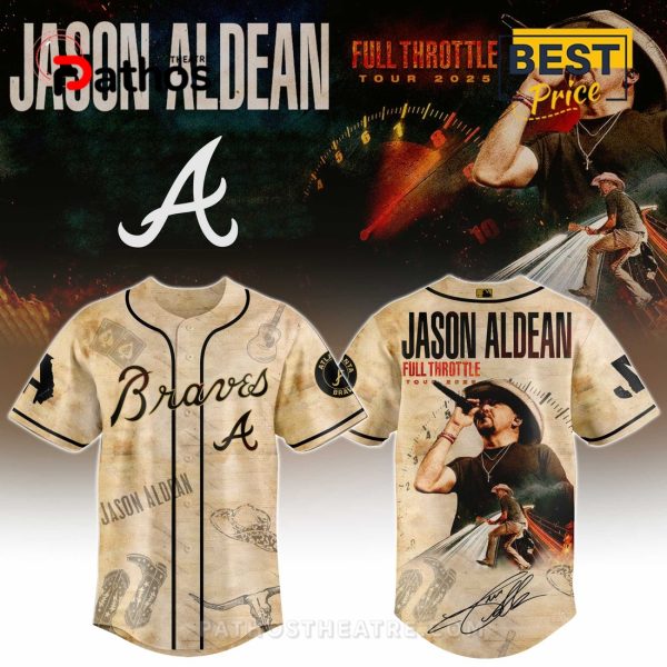 Atlanta Braves MLB x Jason Aldean Baseball Jersey