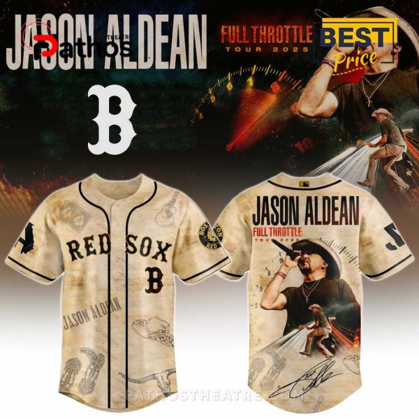 Boston Red Sox MLB x Jason Aldean Baseball Jersey