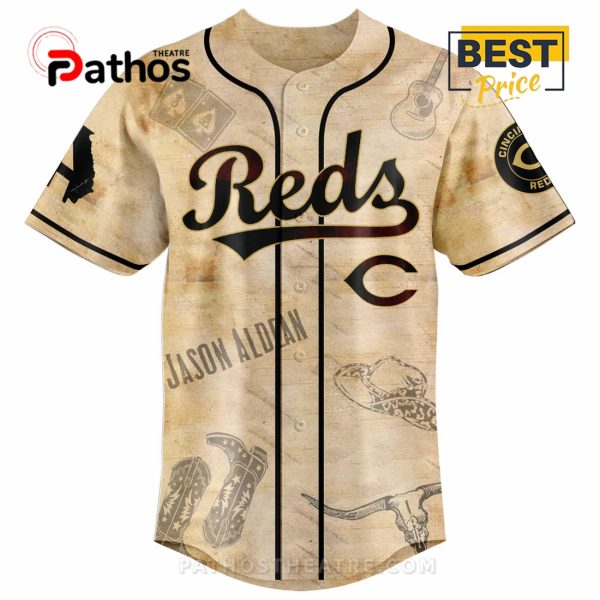 Cincinnati Reds MLB x Jason Aldean Baseball Jersey