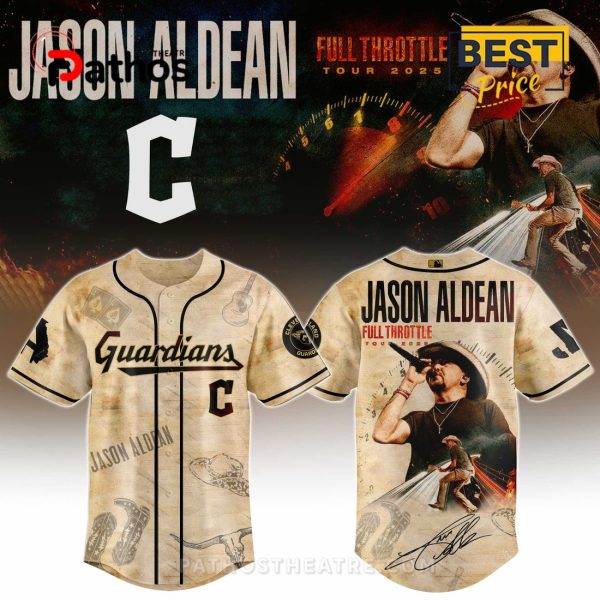 Cleveland Guardians MLB x Jason Aldean Baseball Jersey