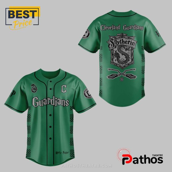 Cleveland Guardians x Harry Potter Slytherin House Jersey