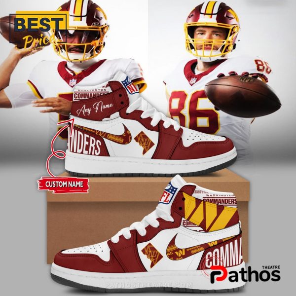 Custom Name Washington Commanders Air Jordan 1 Hightop