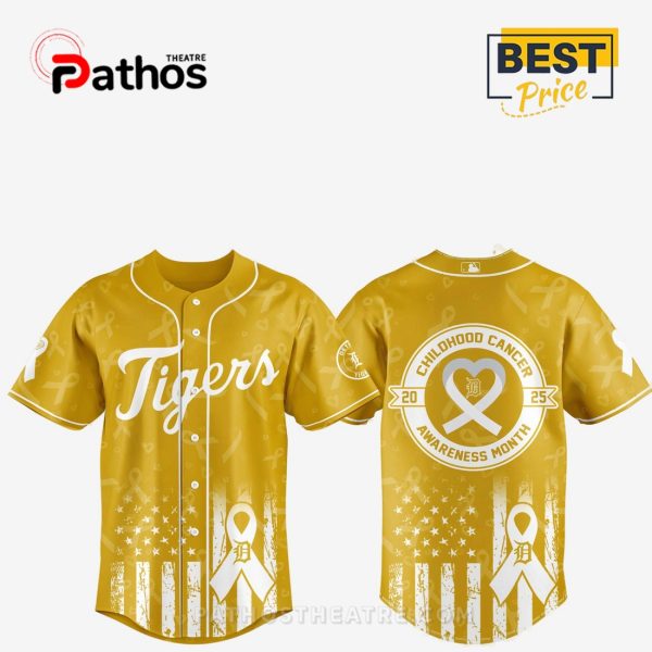 Detroit Tigers MLB x Childhood Cancer Awareness Month 2025 Jersey