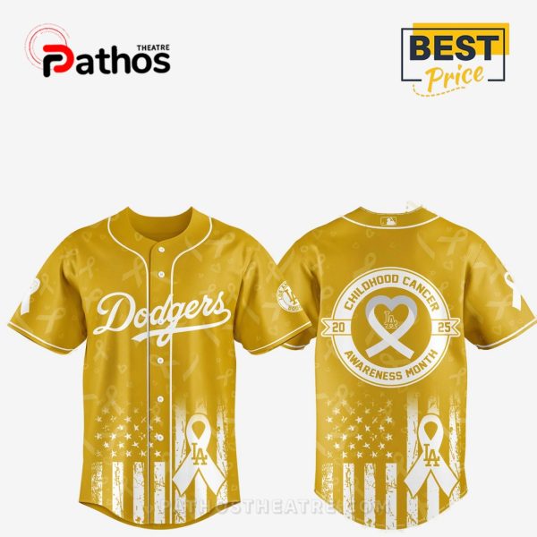 Dodgers MLB x Childhood Cancer Awareness Month 2025 Jersey