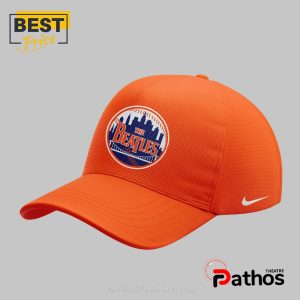 new york mets fab four the beatles orange hoodie and cap 3 QTVOt