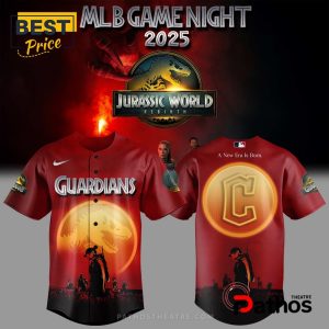 Cleveland Guardians Jurassic World Rebirth Baseball Jersey