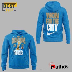 okc thunder won the city hoodie and jogger 2 ElSdS