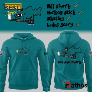 San Jose Sharks Special Logo 2025 Hoodie And Cap