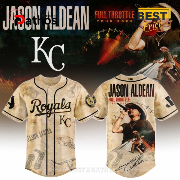 Kansas City Royals MLB x Jason Aldean Baseball Jersey