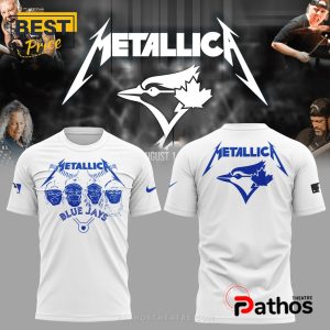 2025 blue jays baseball metallica night hoodie 1 V3OnN