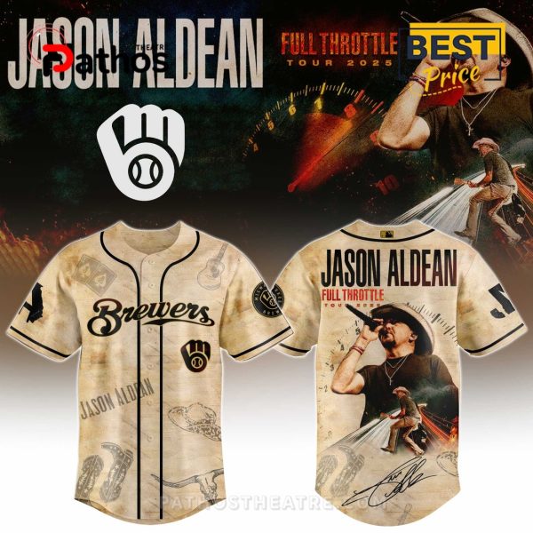 Milwaukee Brewers MLB x Jason Aldean Baseball Jersey