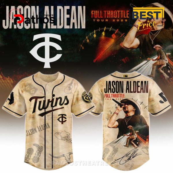Minnesota Twins MLB x Jason Aldean Baseball Jersey