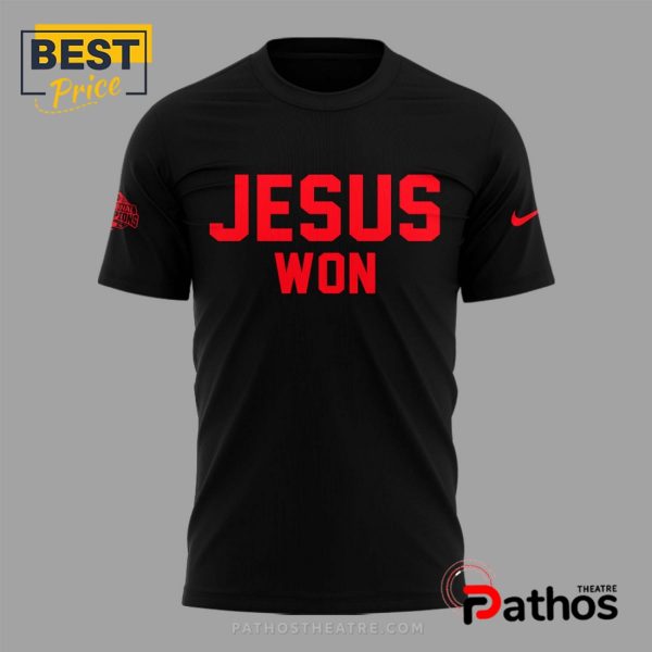 New Ohio State Football Jesus Won Hoodie
