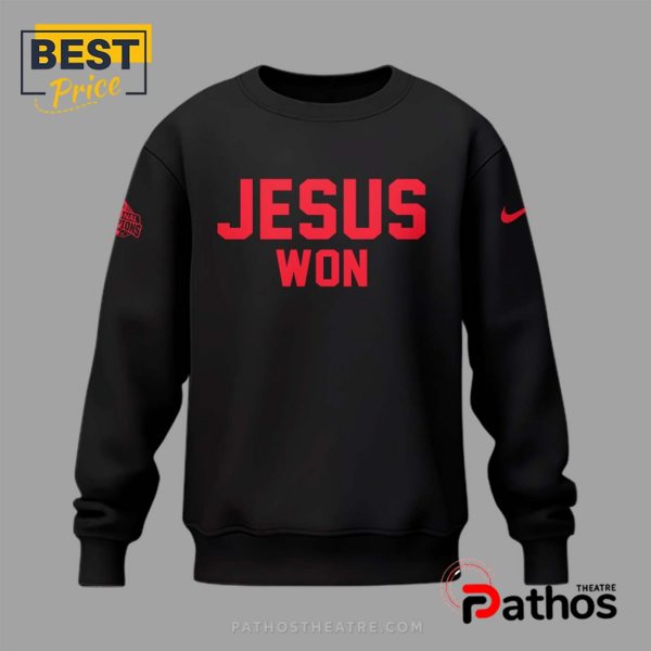 New Ohio State Football Jesus Won Hoodie