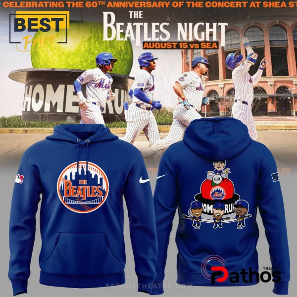 New York Mets Fab Four The Beatles 2025 Hoodie And Cap