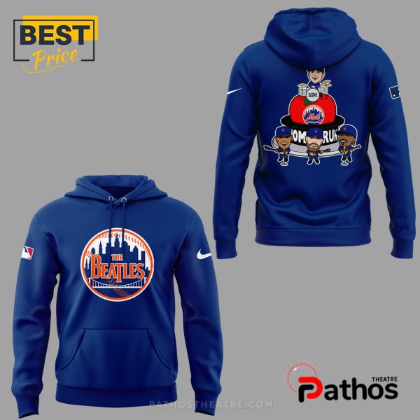 New York Mets Fab Four The Beatles 2025 Hoodie And Cap