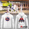 New York Mets Fab Four The Beatles White Hoodie And Cap
