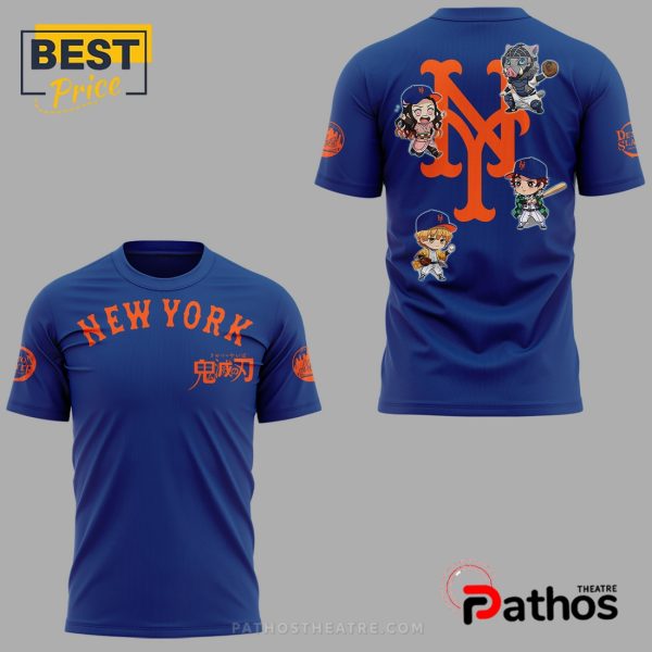 New York Mets MLB Demon Slayer 2025 Hoodie