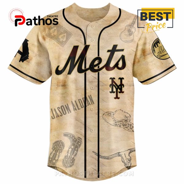 New York Mets MLB x Jason Aldean Baseball Jersey