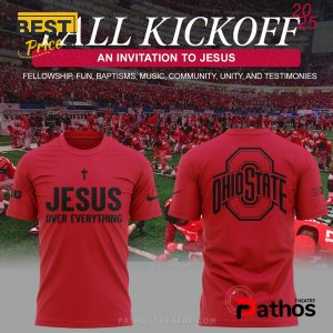 2025 Ohio State Buckeyes Jesus Over Everything Shirt