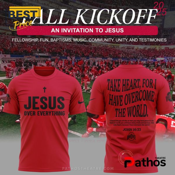 Ohio State Buckeyes Jesus Over Everything Shirt