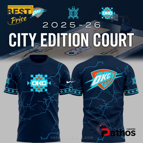 OKC Thunder 2025 New City Edition Court Hoodie
