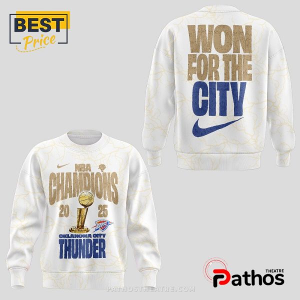 OKC Thunder Won The City Champions Hoodie