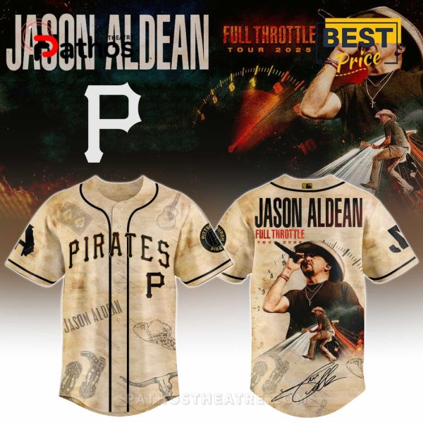 Pittsburgh Pirates MLB x Jason Aldean Baseball Jersey