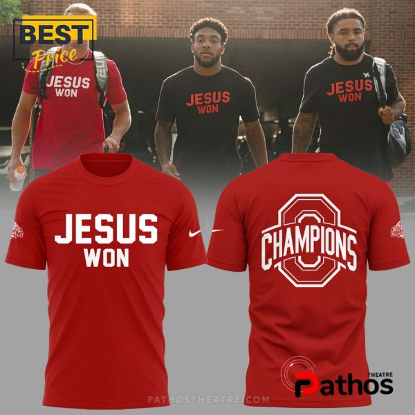 Premium Ohio State Jesus Won Champions Hoodie