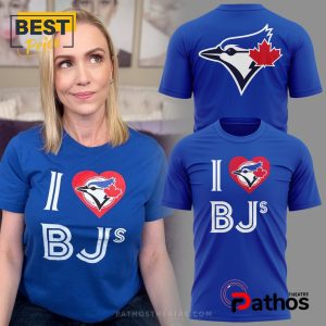 Toronto Blue Jays Baseball I love BJ Hoodie