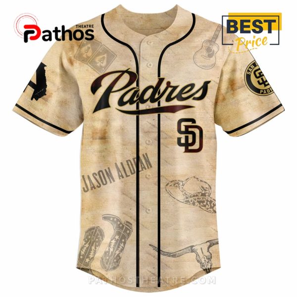 San Diego Padres MLB x Jason Aldean Baseball Jersey