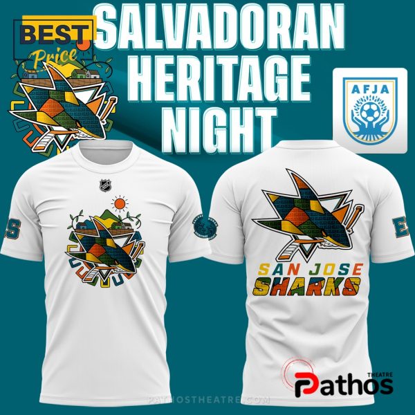 San Jose Sharks El Salvador Heritage Hoodie