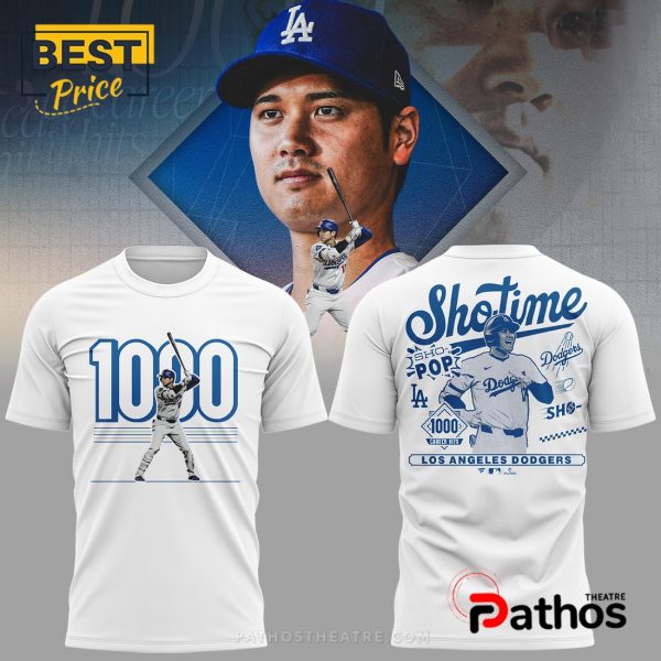 Shohei Ohtani 1000 Career Hits White Hoodie