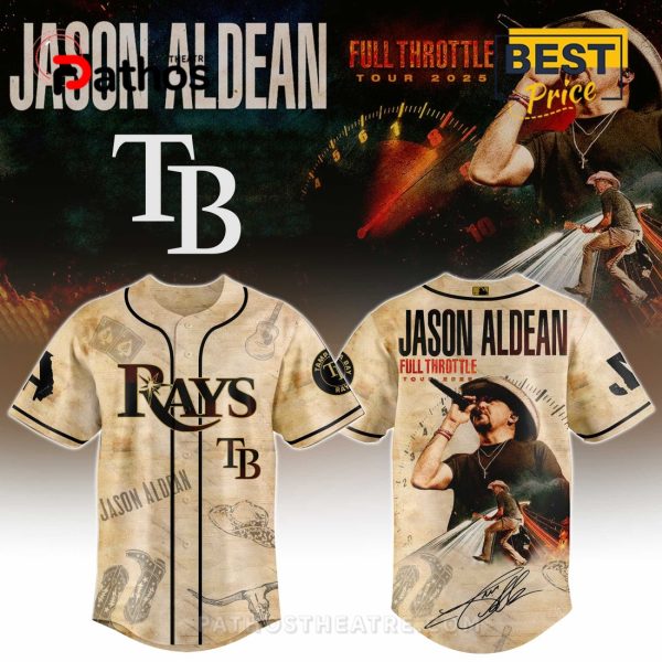 Tampa Bay Rays MLB x Jason Aldean Baseball Jersey