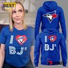 Toronto Blue Jays Baseball I love BJ Hoodie And Cap