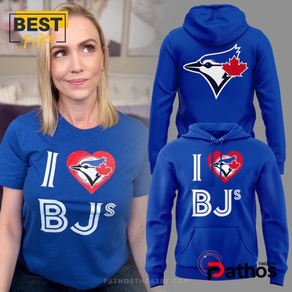Toronto Blue Jays Baseball I love BJ Hoodie And Cap