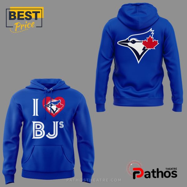 Toronto Blue Jays Baseball I love BJ Hoodie And Cap