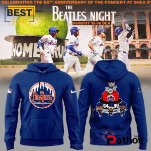 New York Mets Fab Four The Beatles 2025 Hoodie And Cap