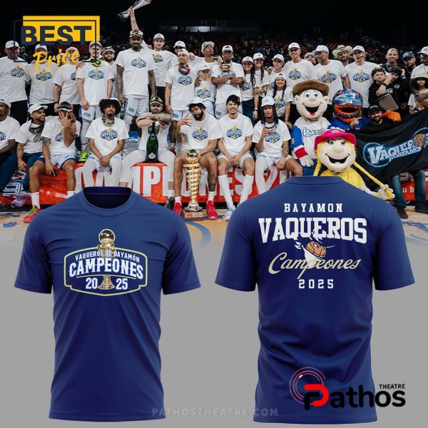 Vaqueros de Bayamon 2025 Champions Blue Hoodie