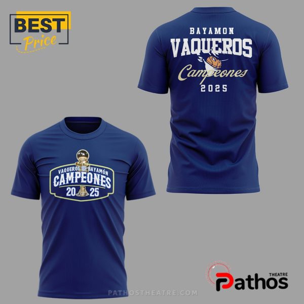 Vaqueros de Bayamon 2025 Champions Blue Hoodie